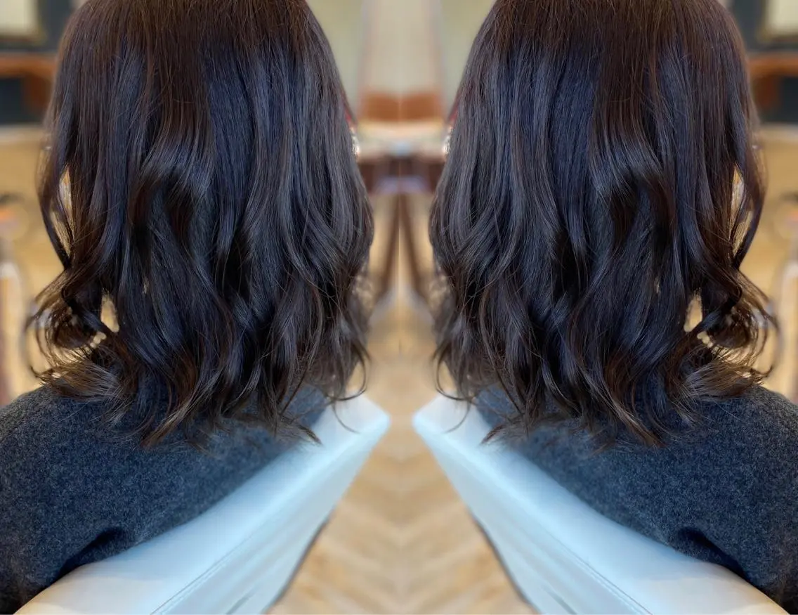 ミディアム カラー 湯浅  隆のヘアスタイル