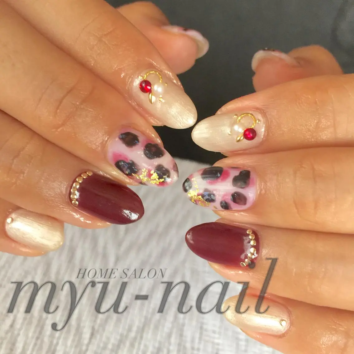 ネイル ハンドネイル ホームサロン myu-nailのネイルデザイン