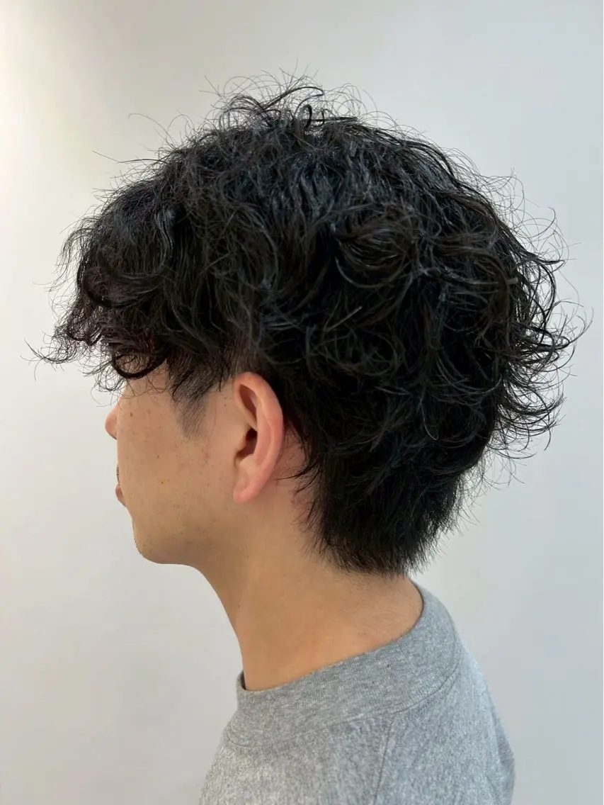 【朝のセットが楽ちん】🌀カット+デザインパーマ🌀の写真