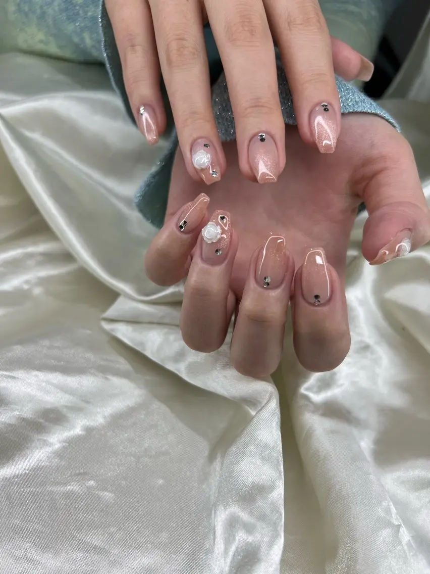 ネイル 韓国ネイル 持ち込み ニュアンスネイル Charme. NOBUKOのネイルデザイン