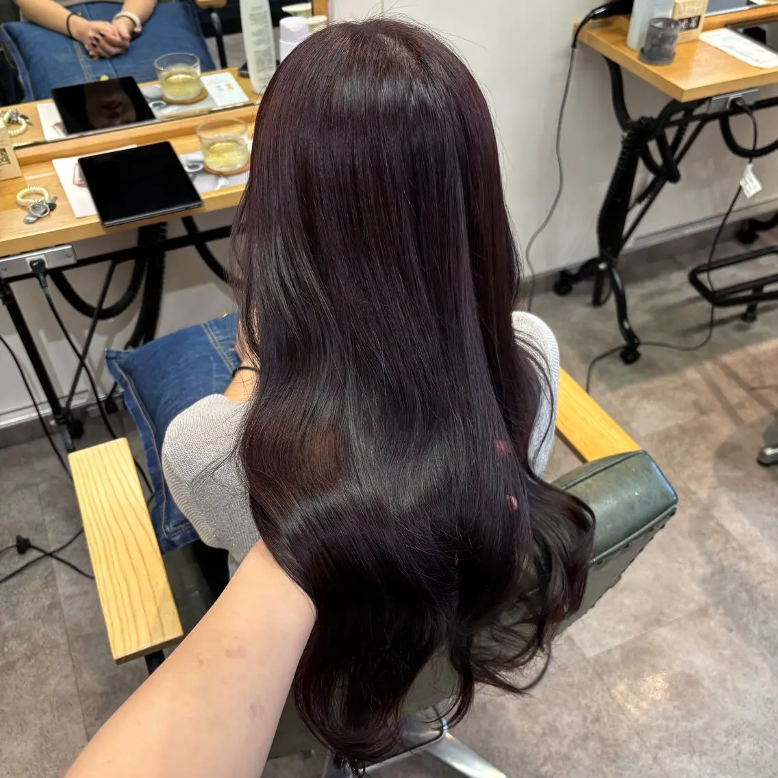 カラー ラベンダーカラー ピンクカラー ピンクラベンダー カット ヘアカラー トリートメント 銀座：似合わせカラー オリーブ🫒アレンジのヘアスタイル