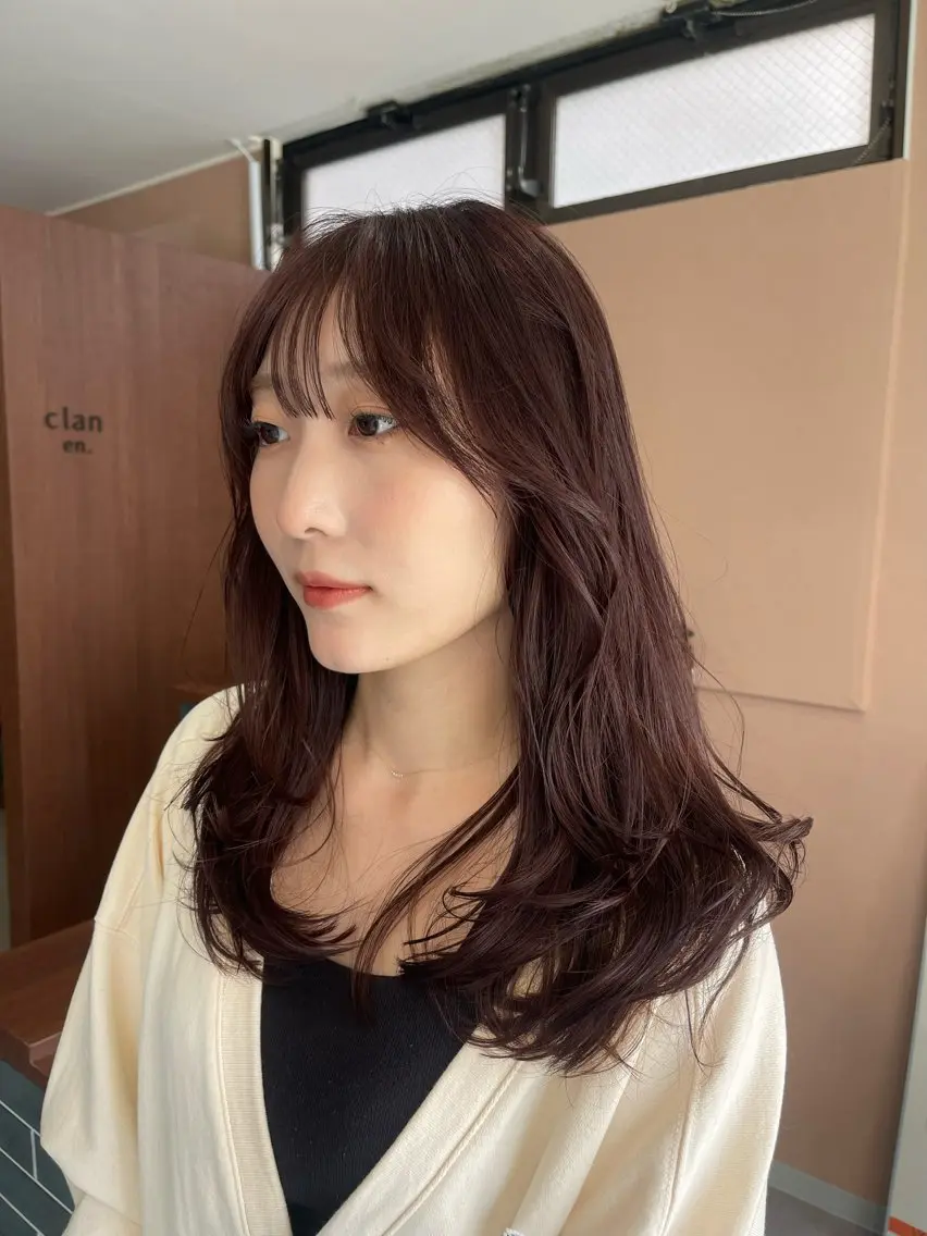 ロング レイヤーカット カット ヘアカラー ブリーチなしカラー/ レイヤー🤎mamiのヘアスタイル