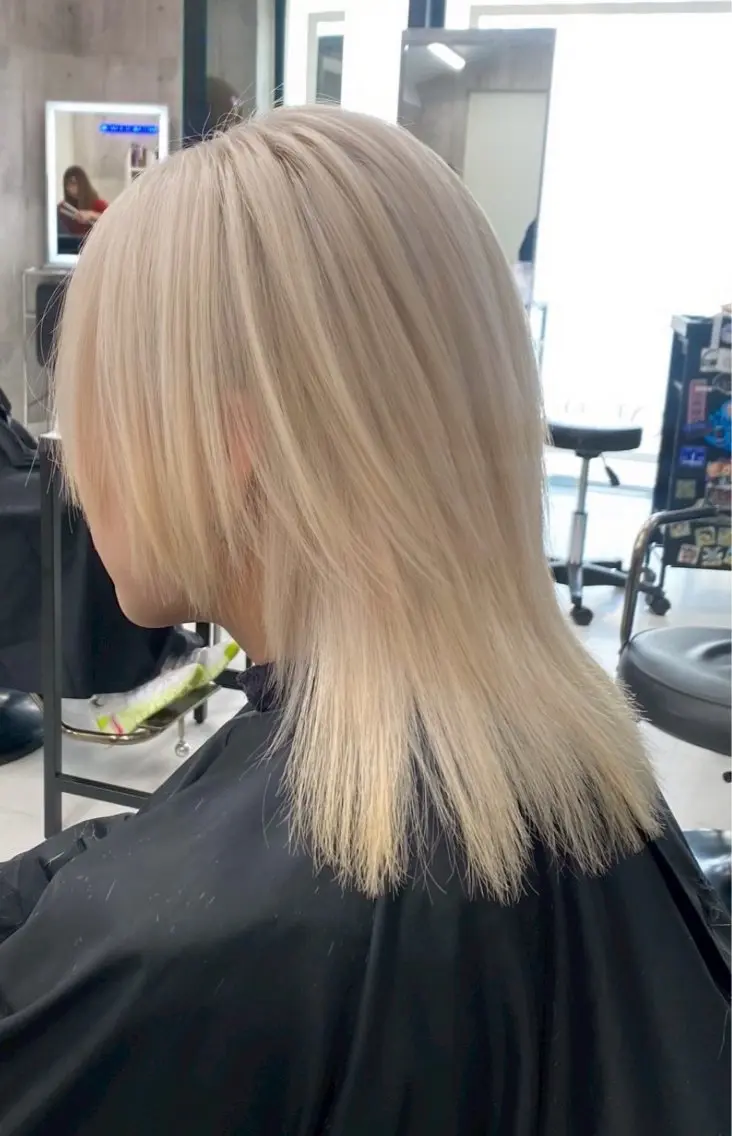 カラー 【🦋ハイトーンリタ ッチ🦋】ENAのヘアスタイル