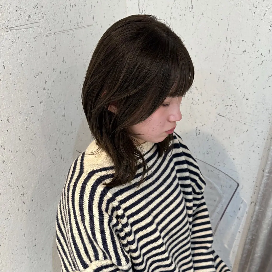 ミディアム カラー カット ヘアカラー トリートメント mai / linoah˚✧のヘアスタイル
