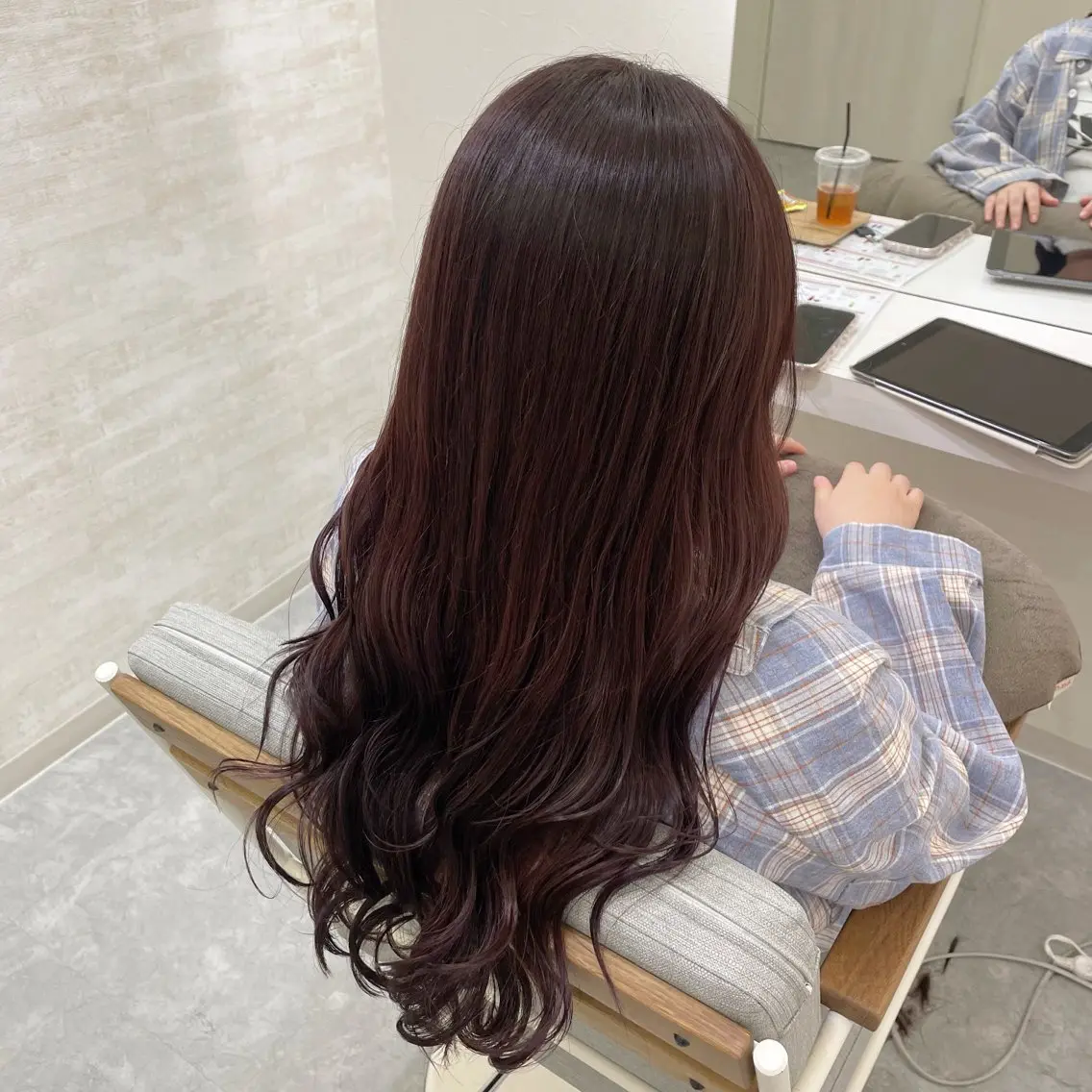 ロング カラー ブラウンカラー ラベンダーカラー カット ヘアカラー トリートメント 髪質改善&ヘアケア /菊池琉那のヘアスタイル