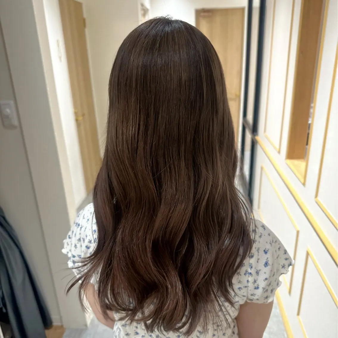 セミロング ヘアカラー 髪質改善/艶髪 矢澤涼夏のヘアスタイル