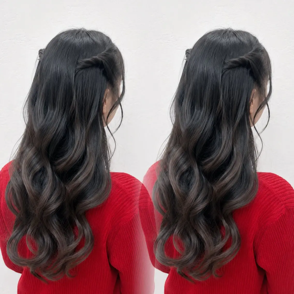 ロング ヘアセット 阿部 琴音のヘアスタイル