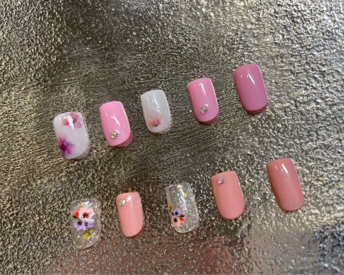ネイル フラワーネイル フットネイル 【ORGAN】 nailのネイルデザイン