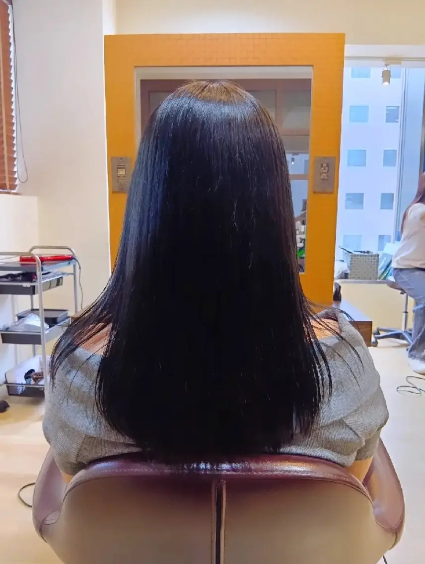 カラー セミロング 透明感カラー 縮毛矯正 トリートメント ヘアカラー トリートメント 小林暢🌟Orque 髪質改善サロン🌙のヘアスタイル