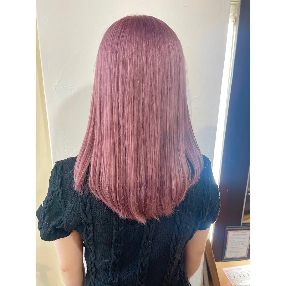 セミロング カラー ヘアアレンジ ヘアカラー トリートメント 🦋エクステ/透明感 カラー🦋宮川莉央のヘアスタイル