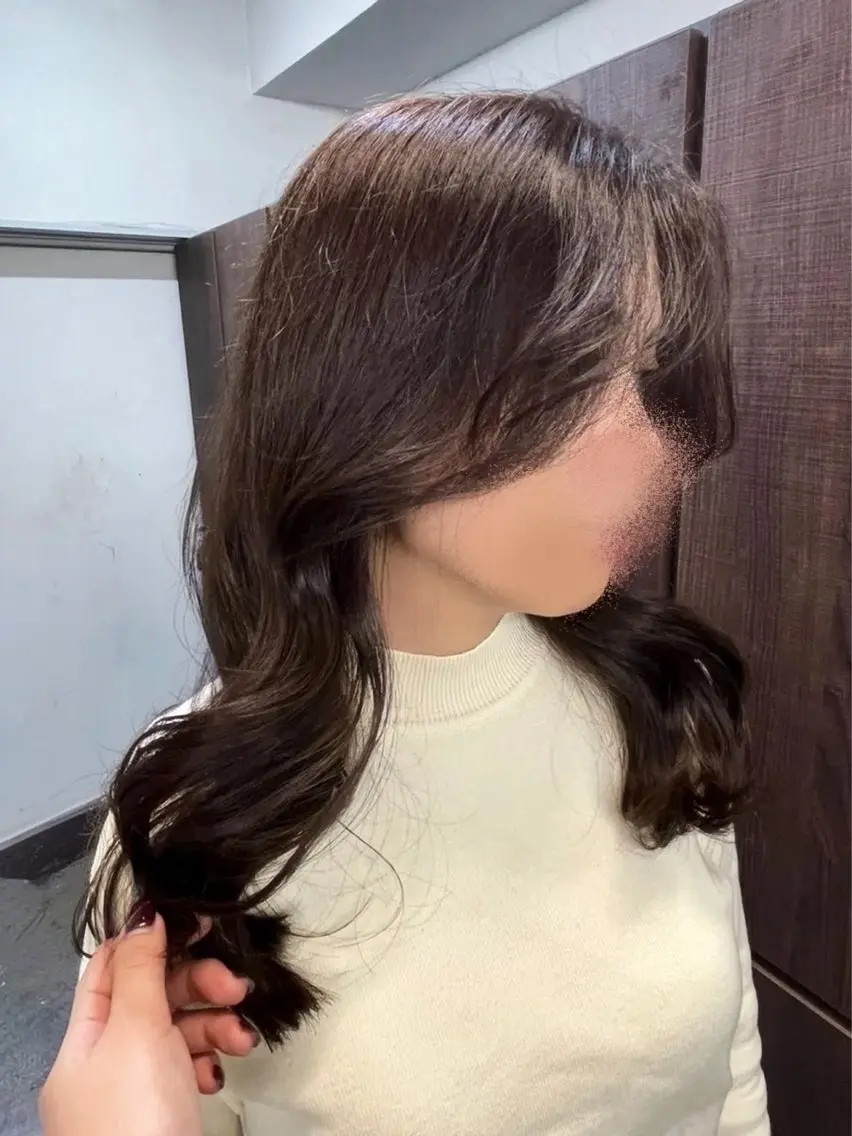 ロング カラー カット ヘアカラー トリートメント 多系統似合わせ/ tsuburaのヘアスタイル
