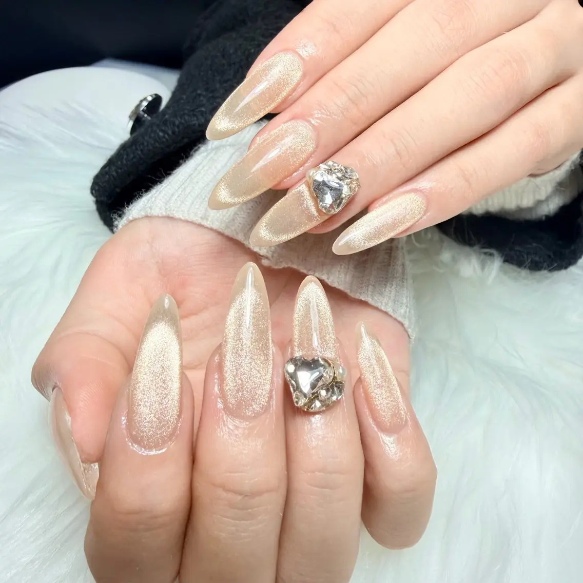 ネイル ジェルネイル ロングネイル ニュアンスネイル ワンカラーネイル シンプルネイル Kora Nailのネイルデザイン