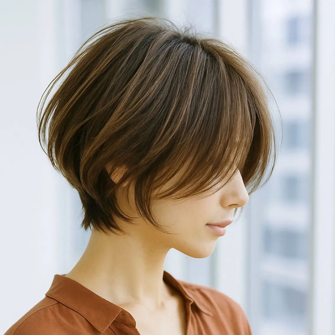 ショート 美才治 秀欣 (ビサイジ ヒデキ)のヘアスタイル