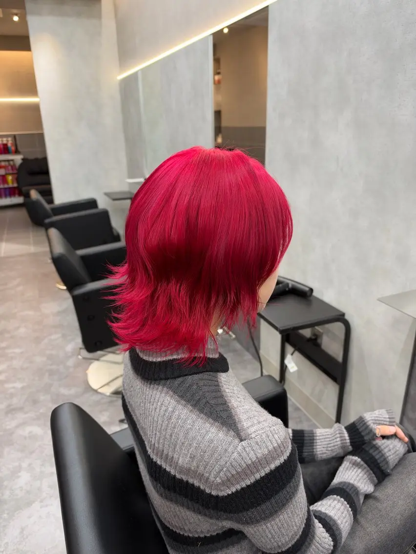 ショート カラー ヘアカラー トリートメント GiseL juna |艶カラー/韓国ヘアのヘアスタイル