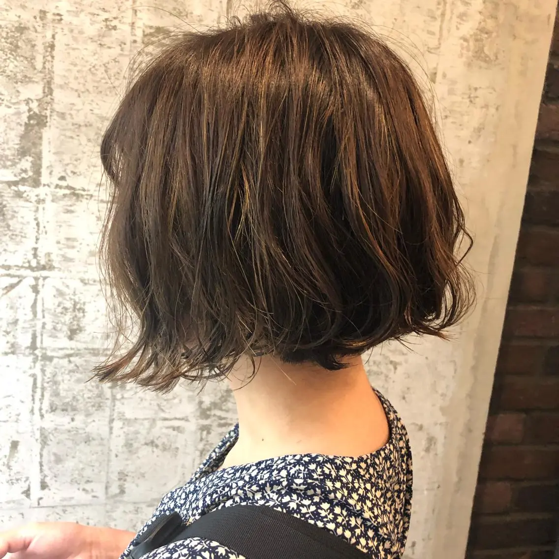 ショート ショートボブ ボブ ハイライト ショートヘア ZAZA ASAMIのヘアスタイル