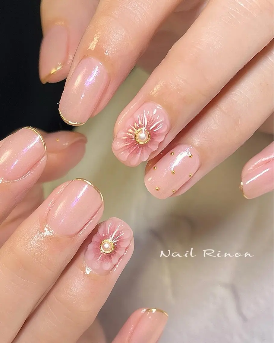ネイル 春ネイル ハンドネイル Nail Rinonのネイルデザイン