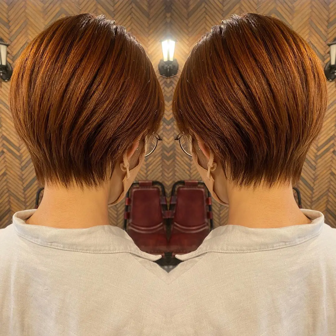 ショート カラー tocca 💜石田愛結💜のヘアスタイル
