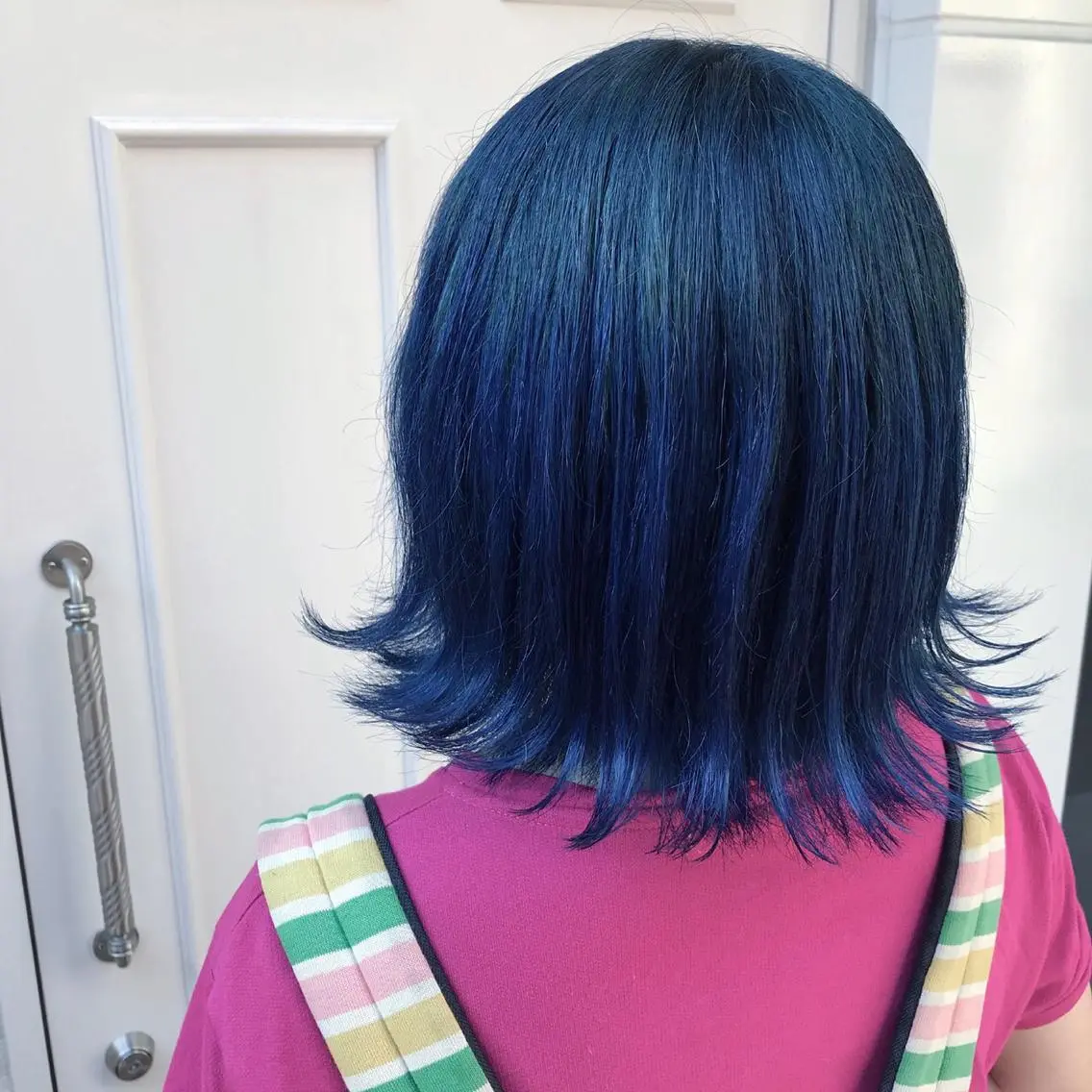 ミディアム カラー ブルーカラー 🫟Blanco🫟 Color&Careのヘアスタイル