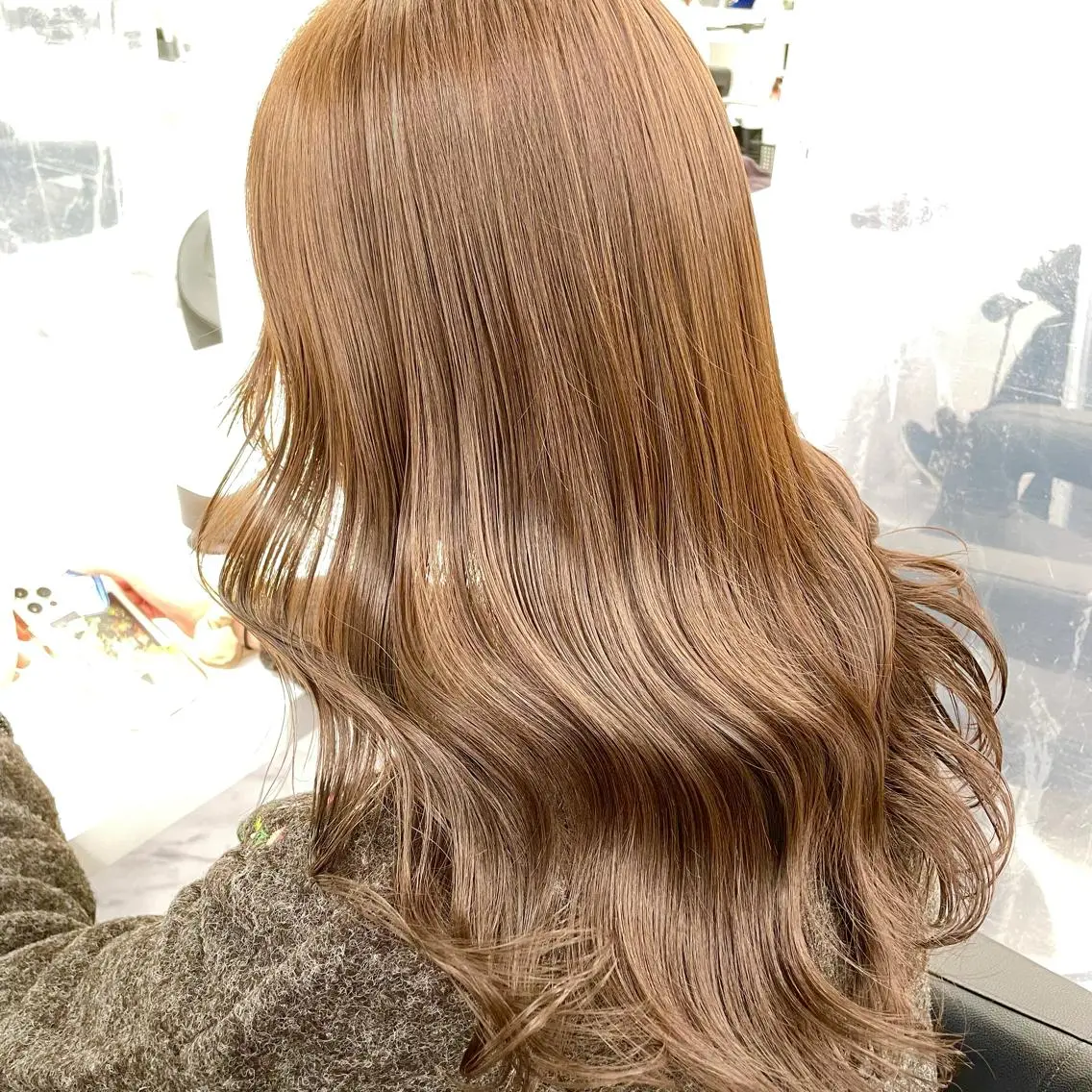 セミロング カラー *モデル募集🤍横浜 透明感カラー🫧のヘアスタイル