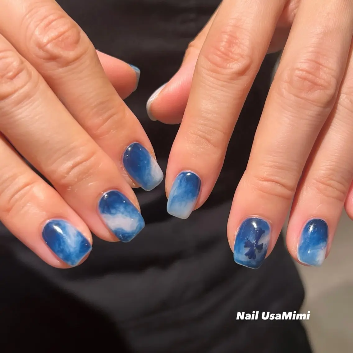 ネイル アートネイル ジェルネイル パラジェル ピンク ハンドネイル 本町ネイルNail UsaMimiのネイルデザイン