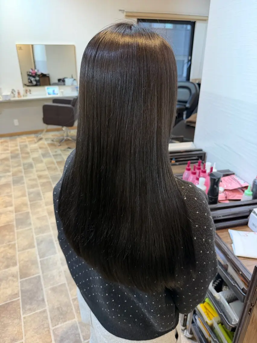 ロング カラー ブルーカラー ブルーラベンダー ラベンダーカラー ヘアカラー トリートメント AYANE／ 艶カラー🌟のヘアスタイル