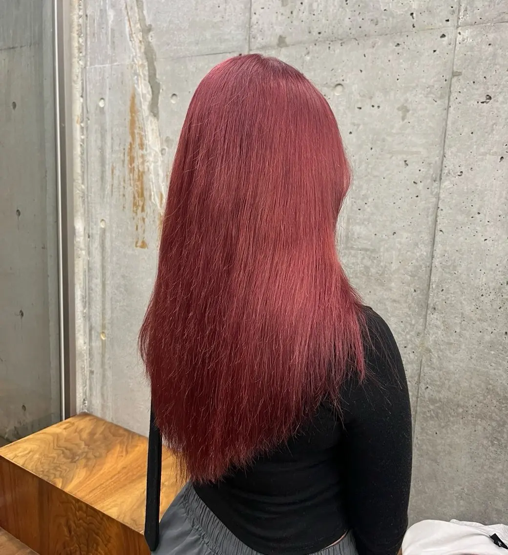 カラー ヘアカラー トリートメント 透明感カラー×艶髪 🍒Mihoのヘアスタイル