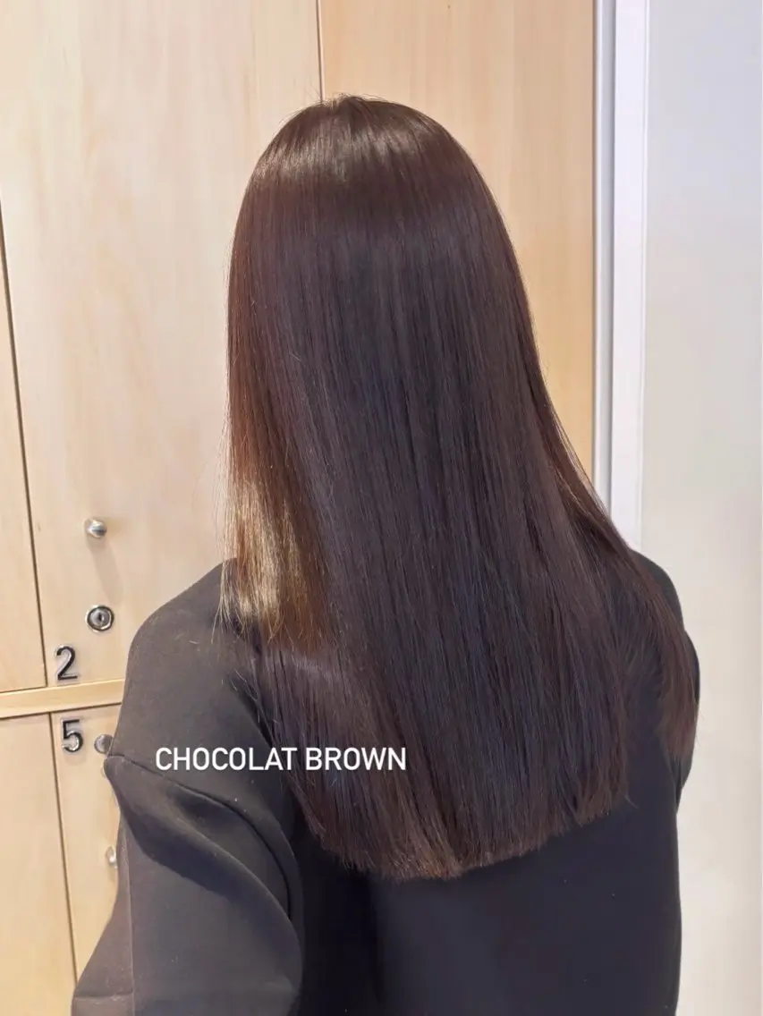 ロング カラー ヘアアレンジ ブラウンカラー チョコレートブラウン ヘアカラー トリートメント ヘアセット 🫧柔色/トレンド カラー/川辺晴加のヘアスタイル