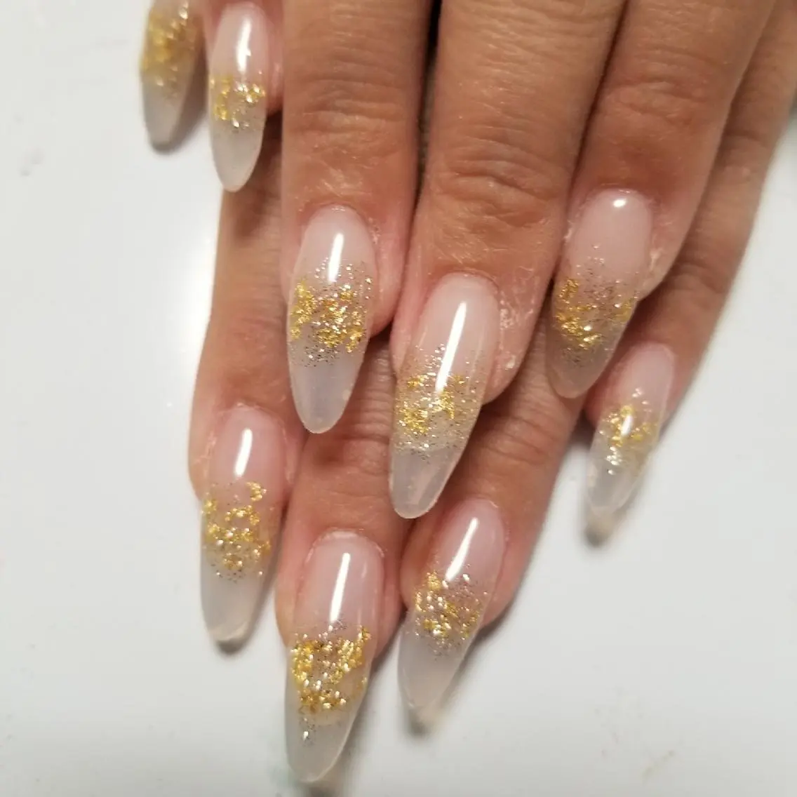 ネイル クリアネイル スカルプネイル Nailsalon G.S.F Hisaのネイルデザイン