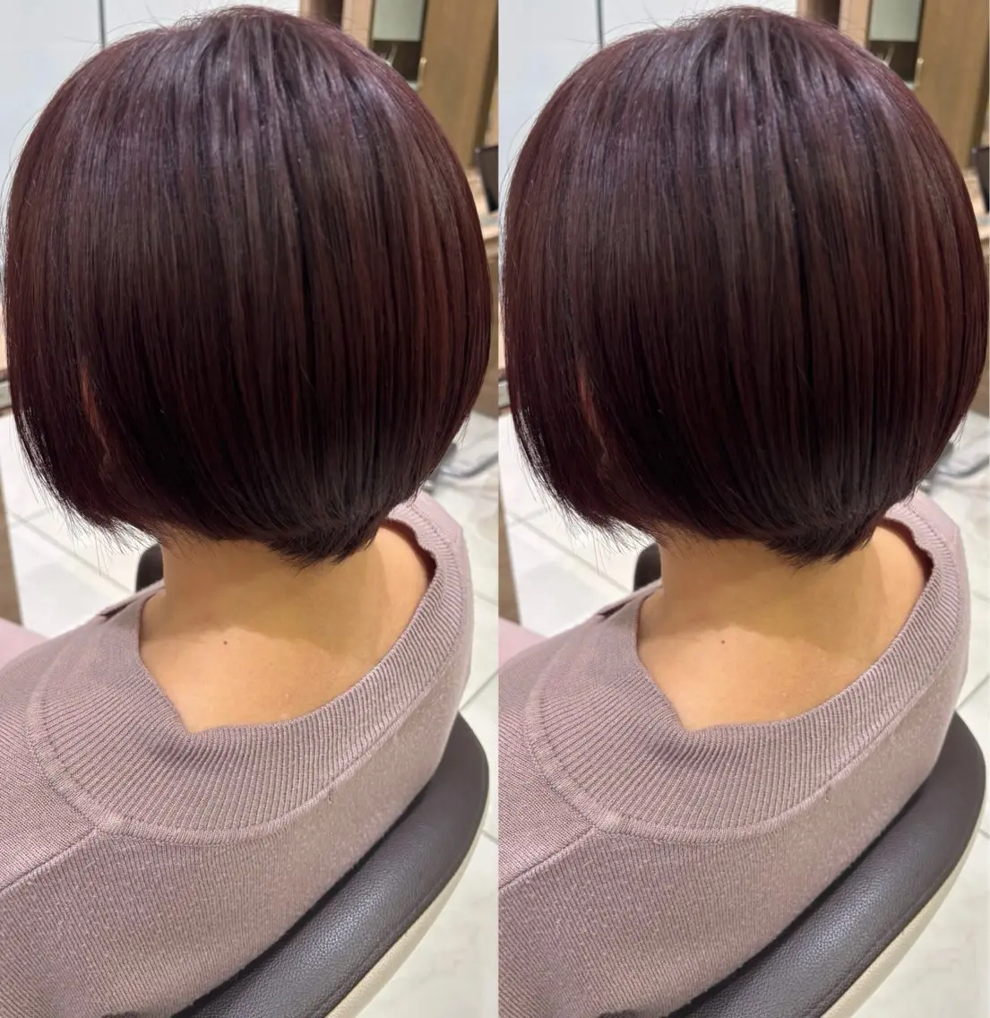 ショート ヘアカラー トリートメント ☁🫧縮毛矯正 /沖春奈🪽🫧のヘアスタイル