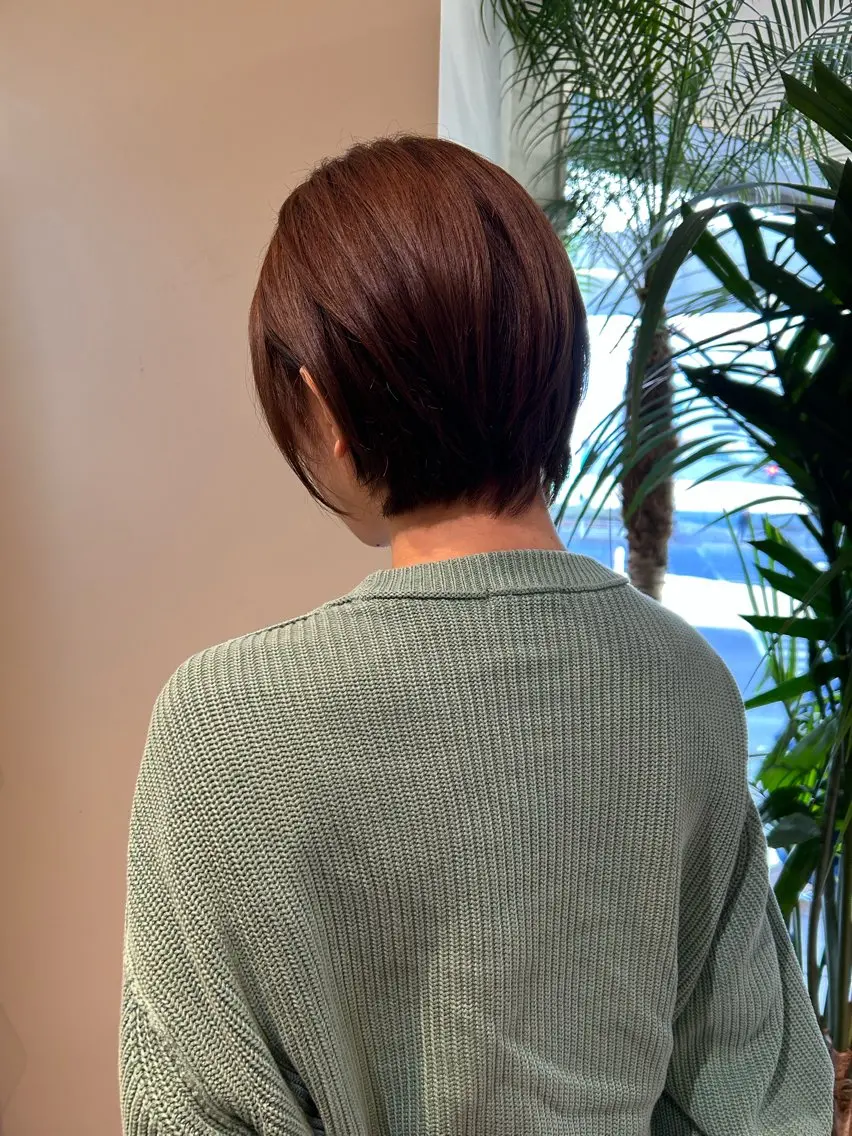 ショート カラー カット ヘアカラー ボブ/レイヤー ケンショウのヘアスタイル