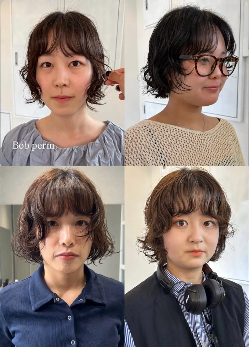 パーマ カット パーマ トリートメント Yui. レイヤー/パーマのヘアスタイル