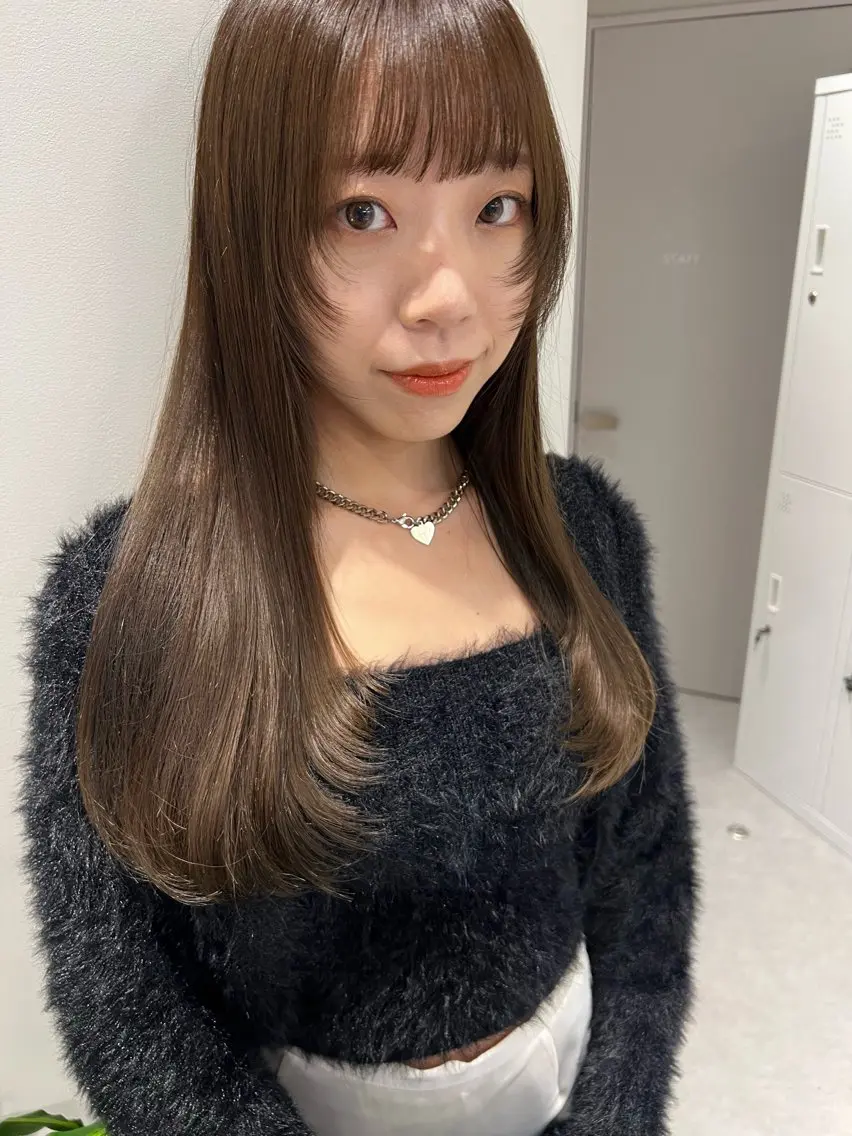 ミディアム カラー 高畑 恵莉 👒 暖色 / 艶髪 🧺のヘアスタイル