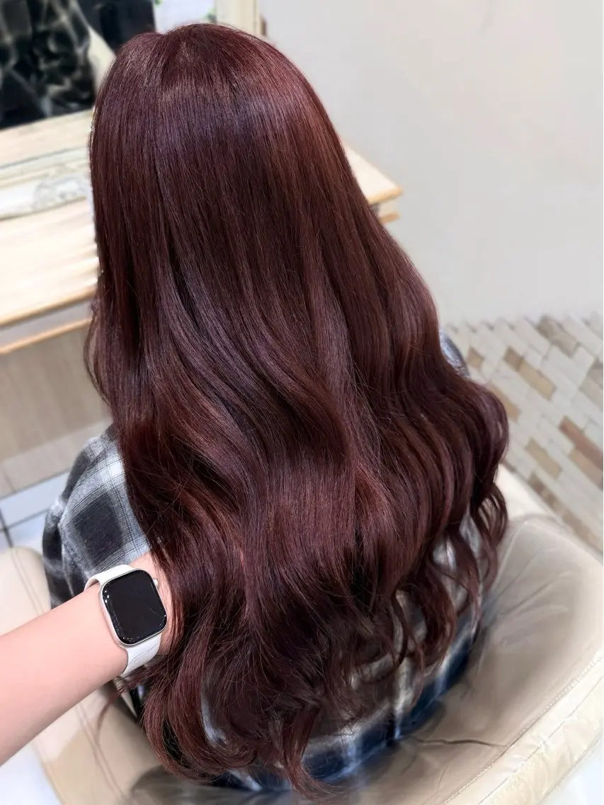 カラー ブラウンカラー ピンクカラー 透明感カラー🩷 Nozomiのヘアスタイル