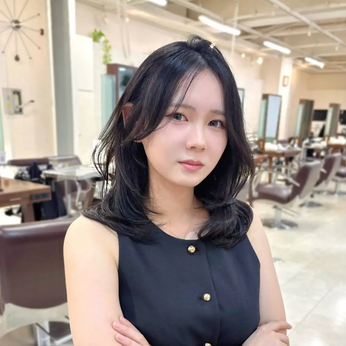 ロング カラー ヘアカラー はるな/透明感カラー /暖色カラーのヘアスタイル