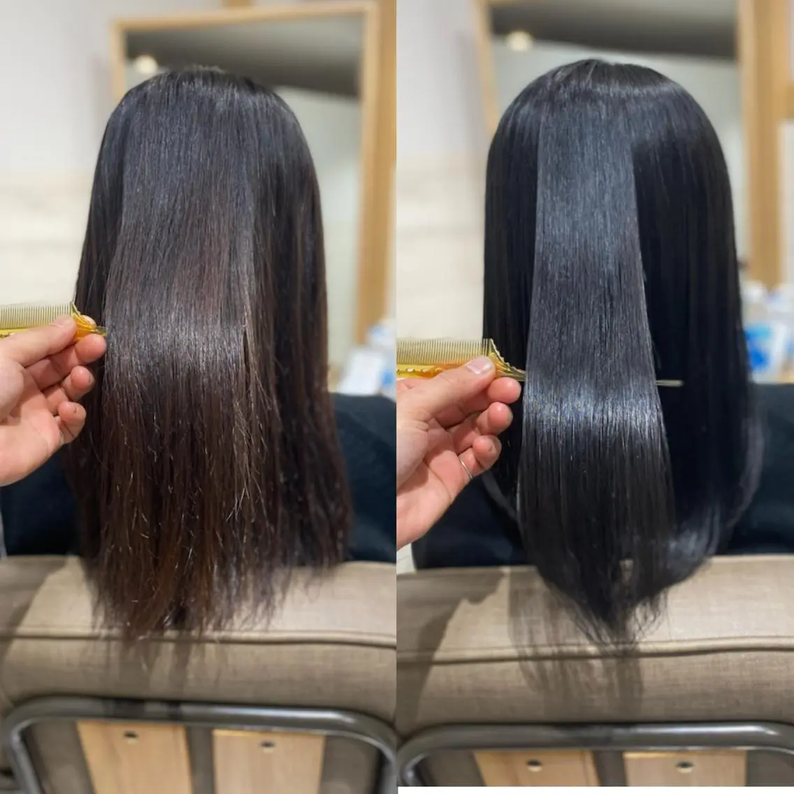 ミディアム カラー トリートメント 酸熱トリートメント ✨髪質改善特化✨ HAJIMEのヘアスタイル