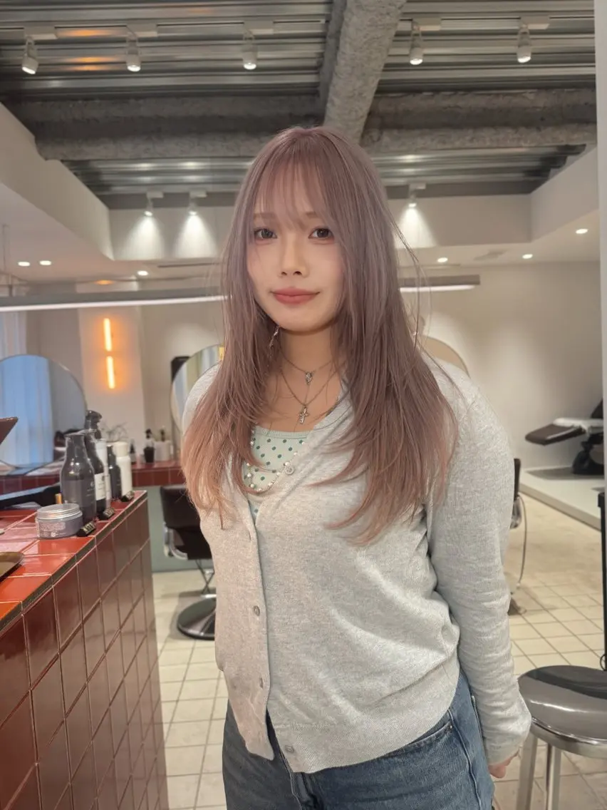 ロング ヘアカラー hinata /艶カラー✨のヘアスタイル