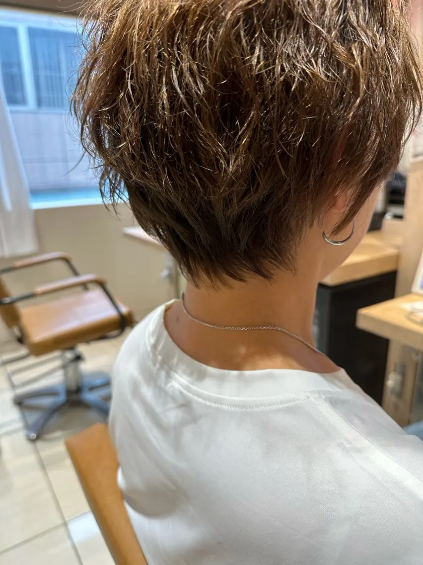 【minimo限定🌈】カット＋天使の艶パーマ👼TR 《ショート限定》の写真