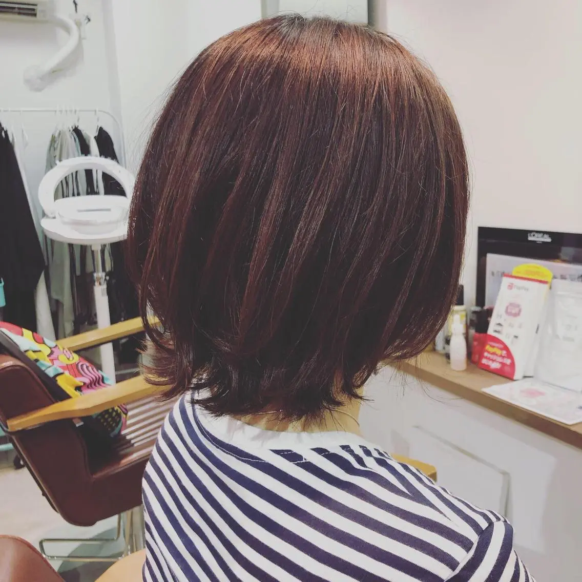 ミディアム 村田 幸穂のヘアスタイル