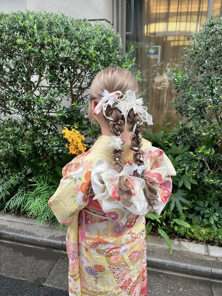 ヘアアレンジ 参列♡デートゆるふわ ヘアメイク🎀みゆうのヘアスタイル