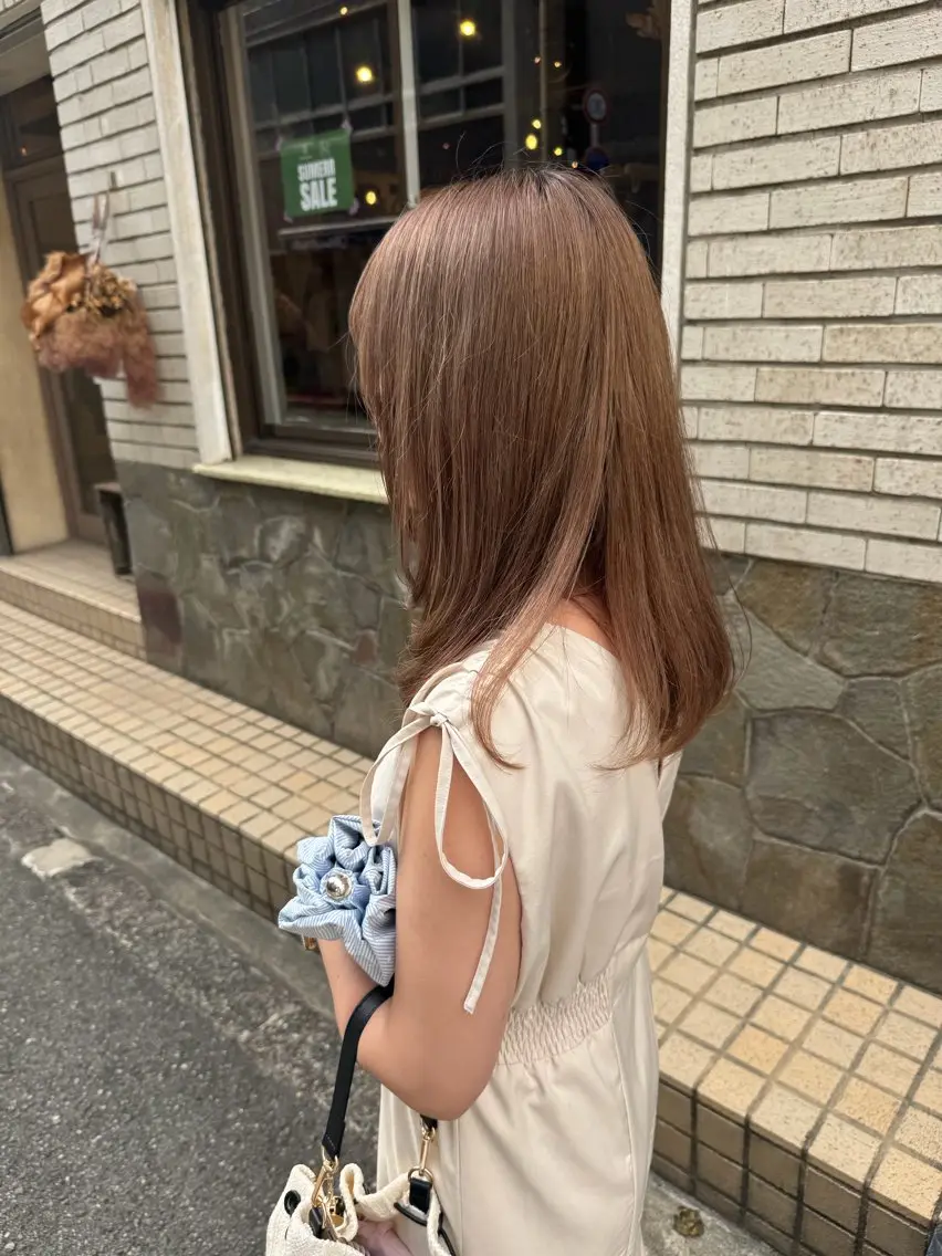 ミディアム カラー ヘアカラー 坂本 圭太朗のヘアスタイル