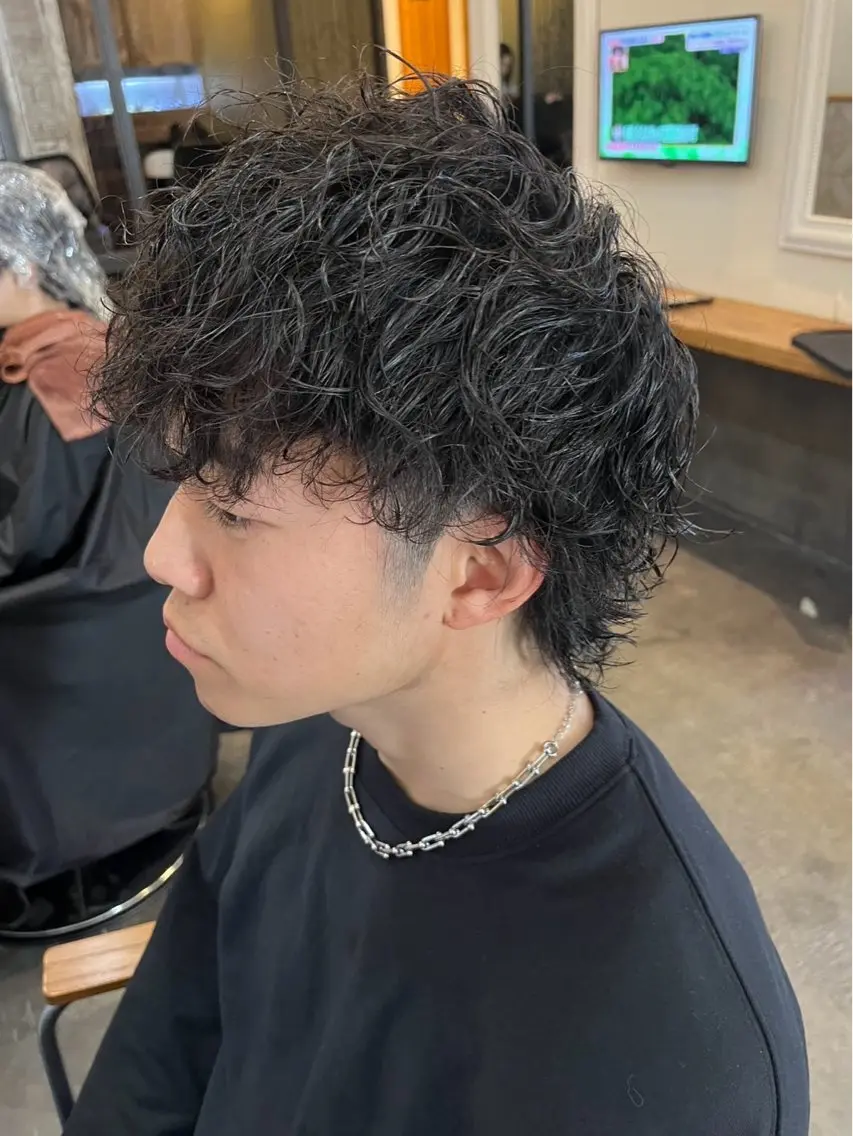 パーマ momoka/茶屋町 /艶髪カラーのヘアスタイル