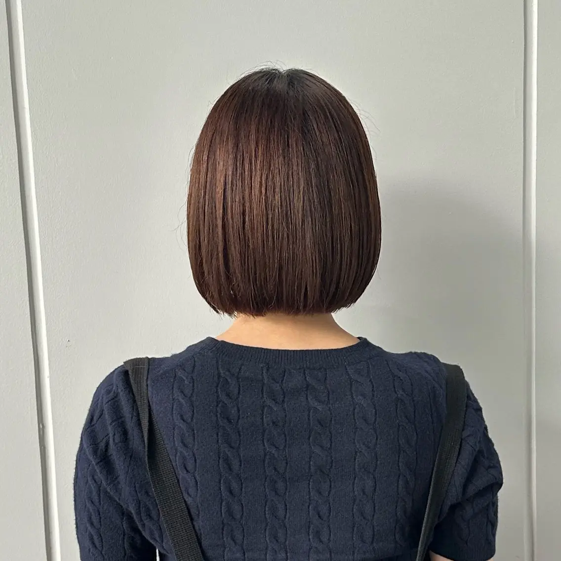 ミディアム ボブ カット MEG ✨/デザインカラーのヘアスタイル