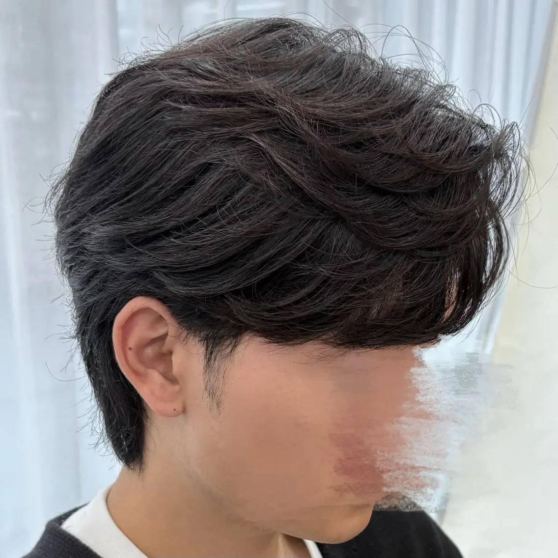 ショート パーマ メンズ メンズパーマ カット パーマ いちか🤍 COQU千葉のヘアスタイル