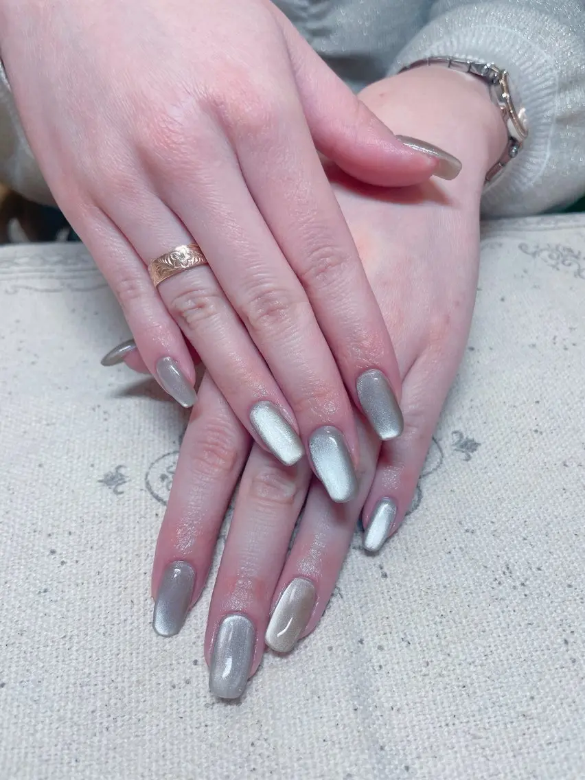 ネイル マグネットネイル ハンドネイル ハンドケア ゆ か_Nails💫のネイルデザイン