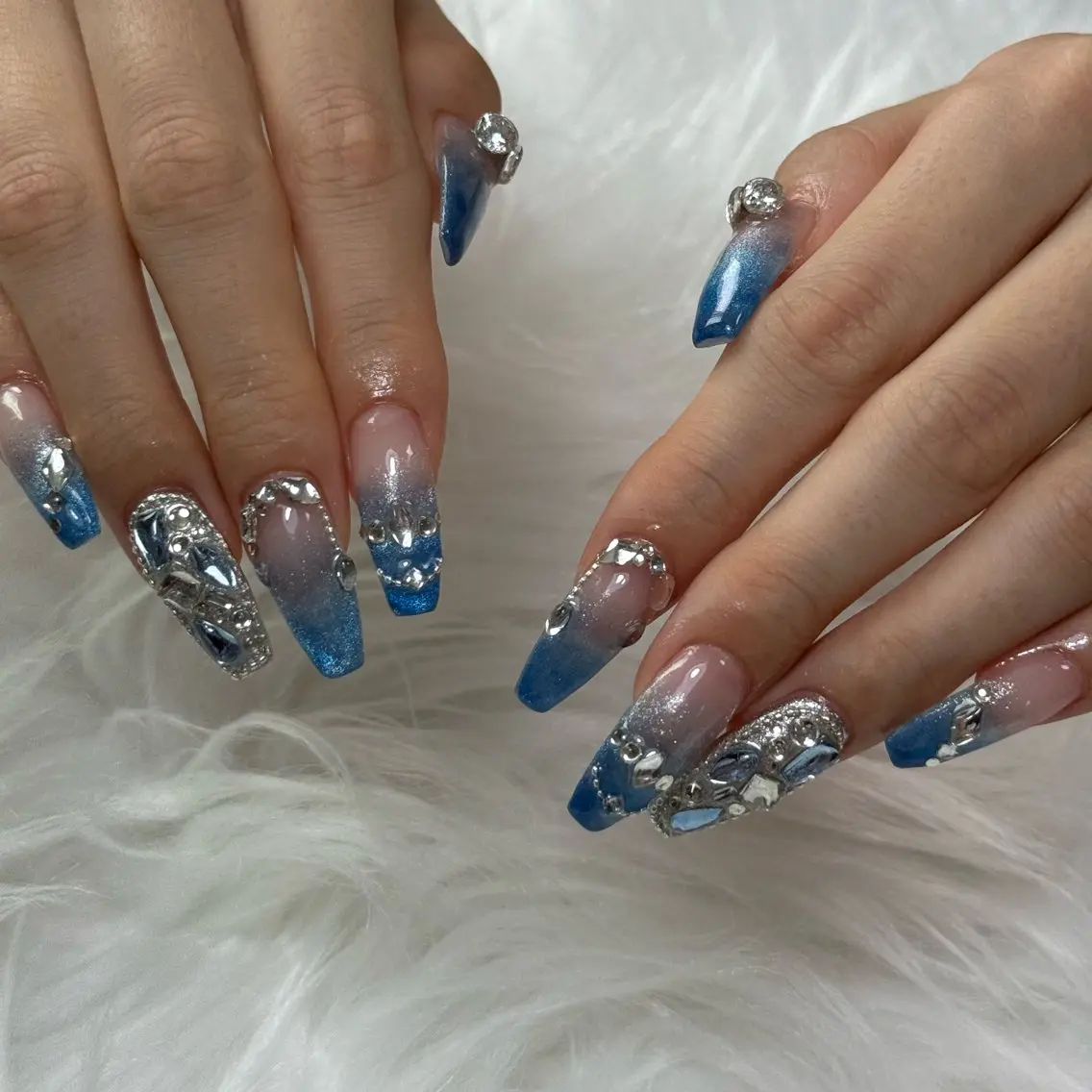 ネイル 夏ネイル ネイルチップ ハンドネイル L'ino nailのネイルデザイン