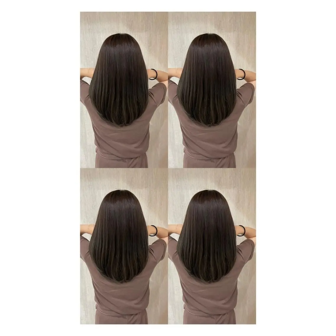 セミロング カラー カット ヘアカラー トリートメント 店長✨レイヤー✖️ 髪質改善✖️韓国ヘアのヘアスタイル