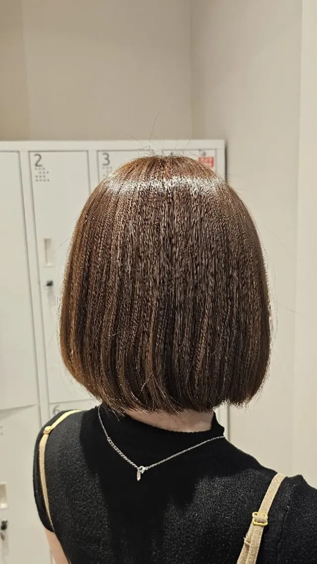 ミディアム カラー ブラウンカラー ヘーゼル カット ヘアカラー トリートメント 🍀☘️阿部 誉叶☘️🍀のヘアスタイル