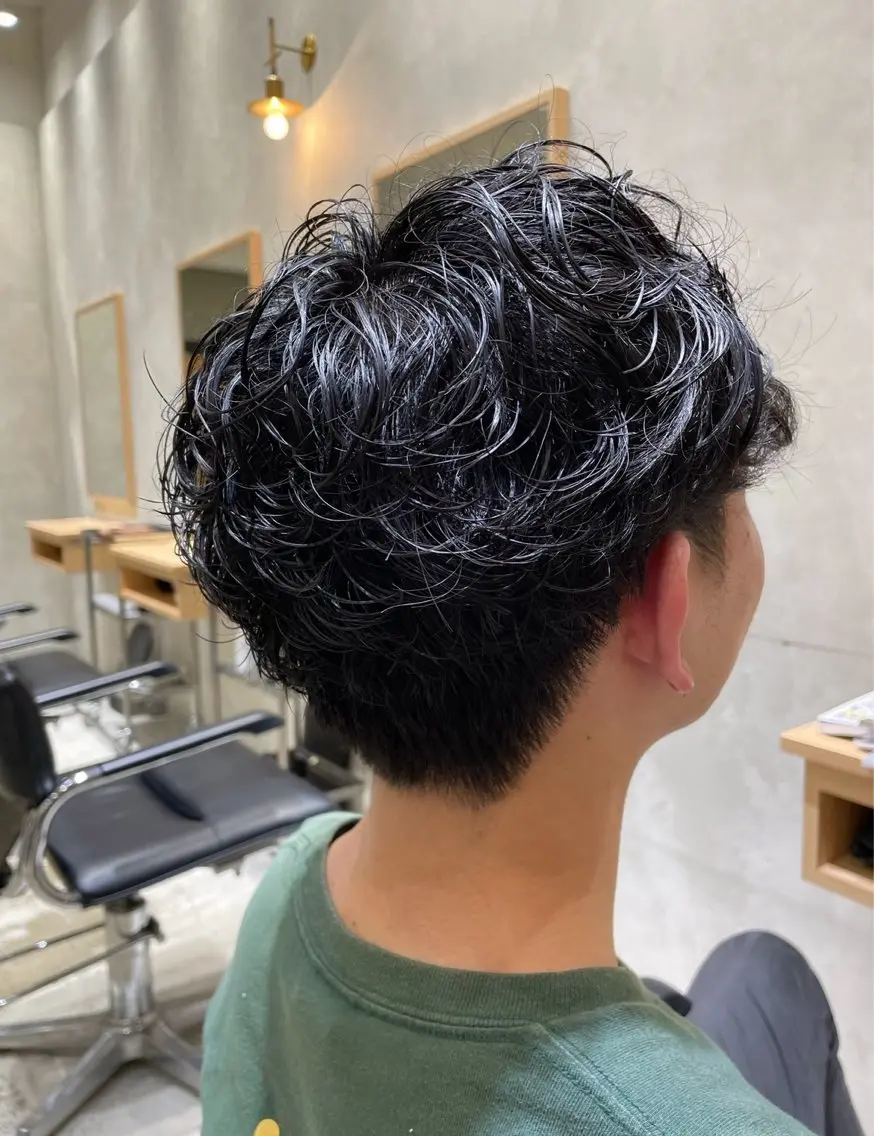 パーマ メンズ 吉田 宙生のヘアスタイル