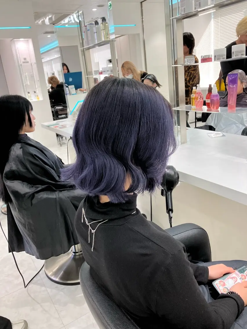 ショート カラー ヘアアレンジ 💓ブリーチ特化 透明感💓あい💓のヘアスタイル