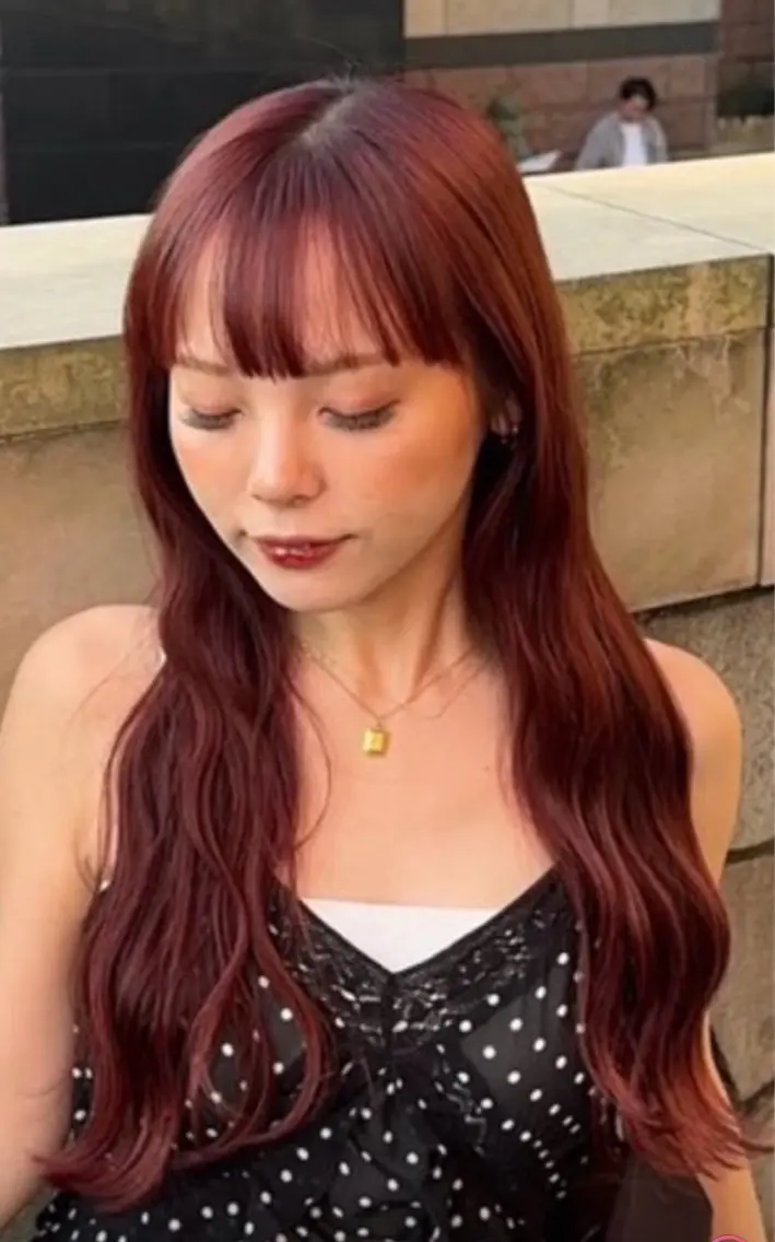 ロング 豊島 陽子のヘアスタイル